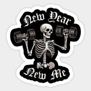 New Year New Me Sticker